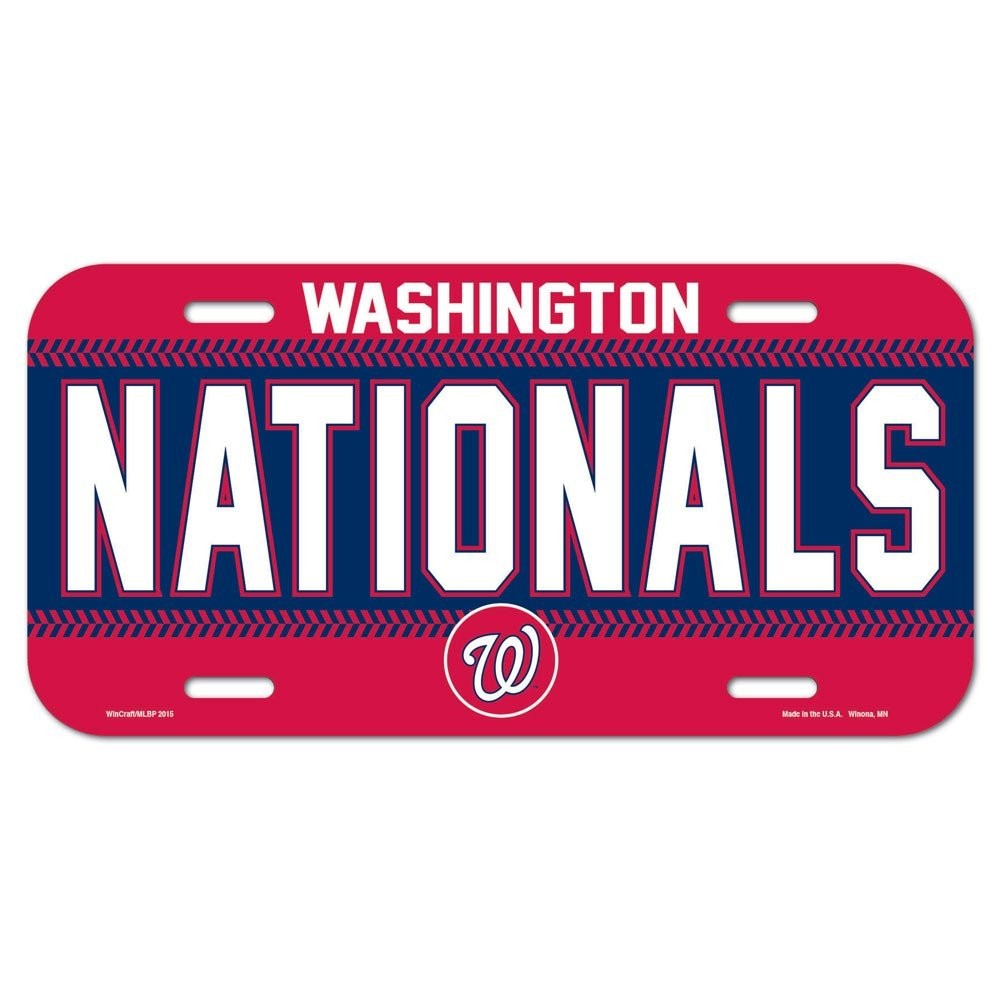 MLB Washington Nationals License Plate
