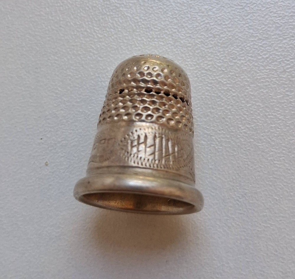 Vintage Sterling Silver Thimble