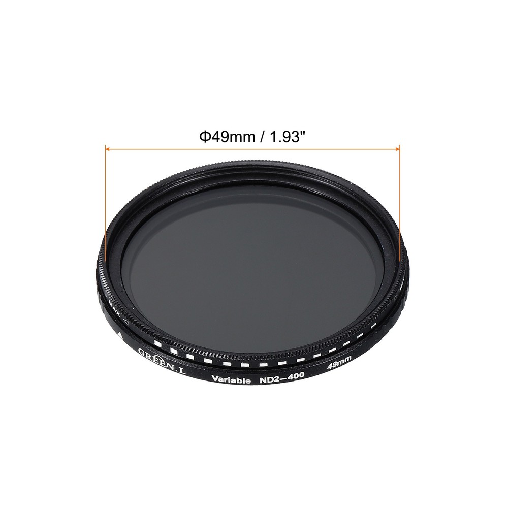 ND2-400 Lens Filter Variable Neutral Density Lens Filter 49mm