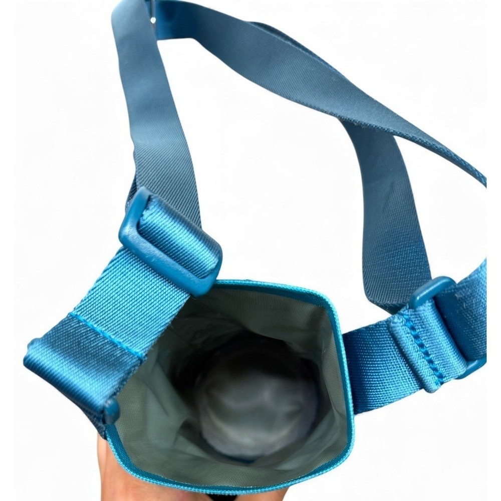 Hydro Flask Packable Small Bottle Sling Bag Blue Adjustable Strap Hiking Outdoor