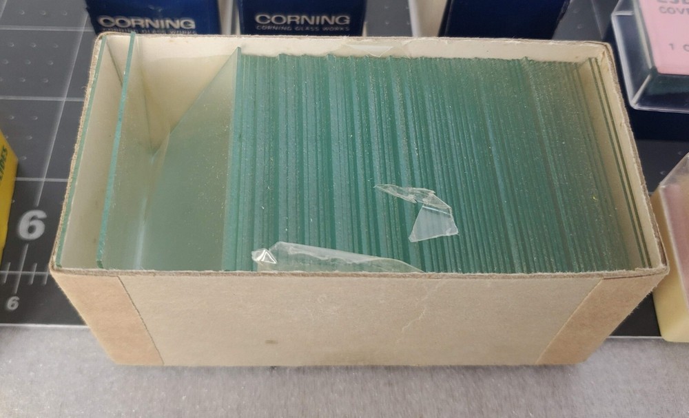 Lab Microscope Cover Glass Lot of 10 Boxes