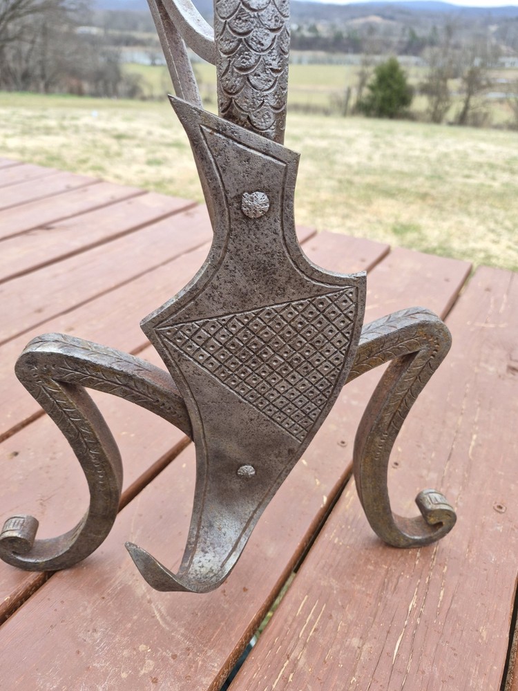Early 19th Century Dragon Andirons