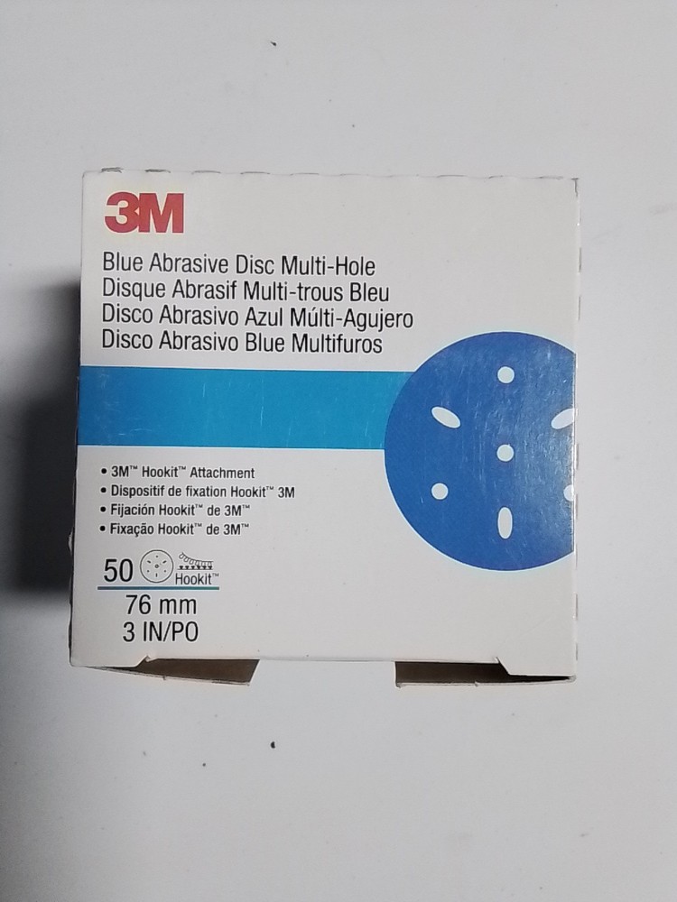 3M 36144 Multi-Hole Hook & Loop 120 Grit 3 in. Sanding Disc (50/Pack)