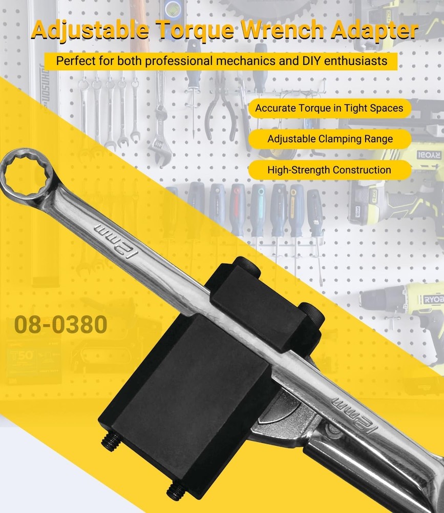 for Motion Pro Adjustable Torque Wrench Adapter 08-0380