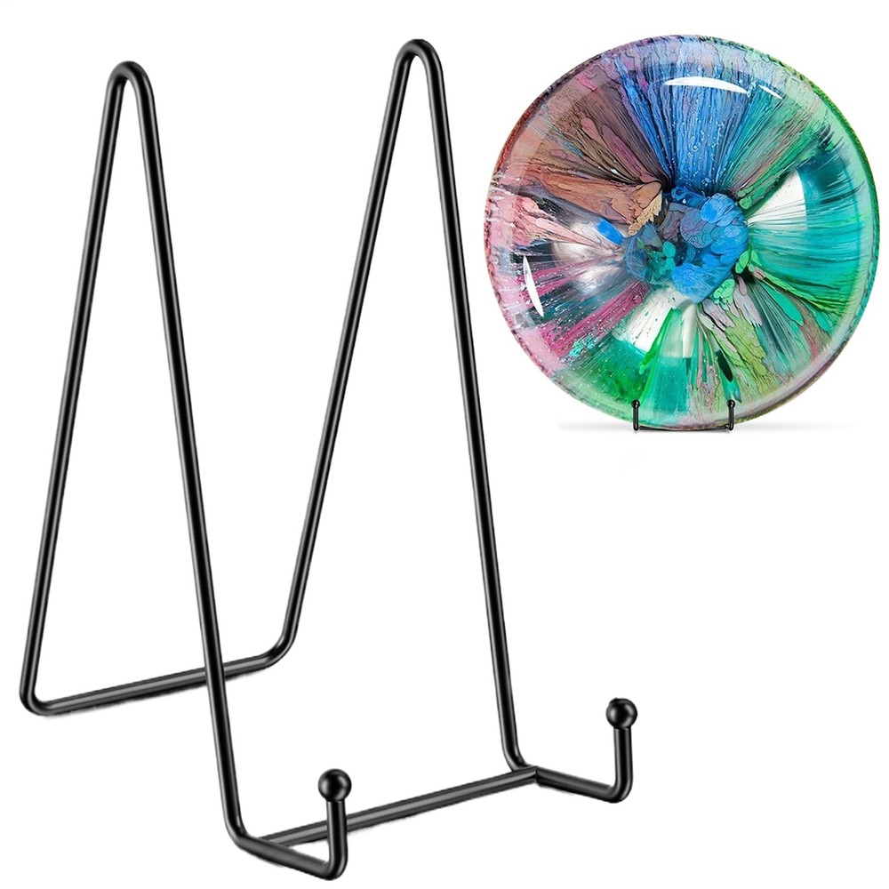 Plate Stands For Display Metal Decorative Plate Easel Iron Frame