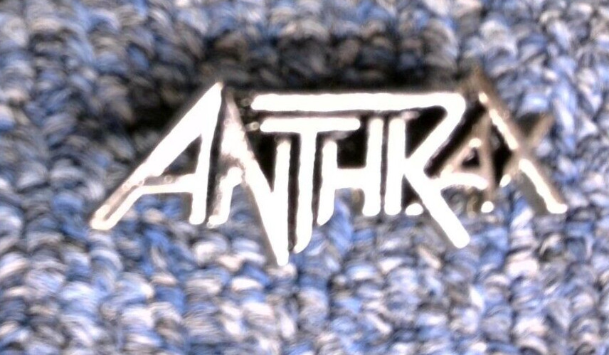 Anthrax 1980s Brockum 1 1/2" Pin Pinback