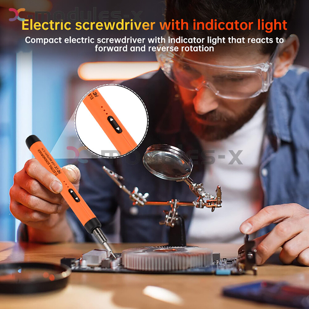 46in1 Mini Precision Electric Screwdriver Set Rechargeable Cordless Screwdriver