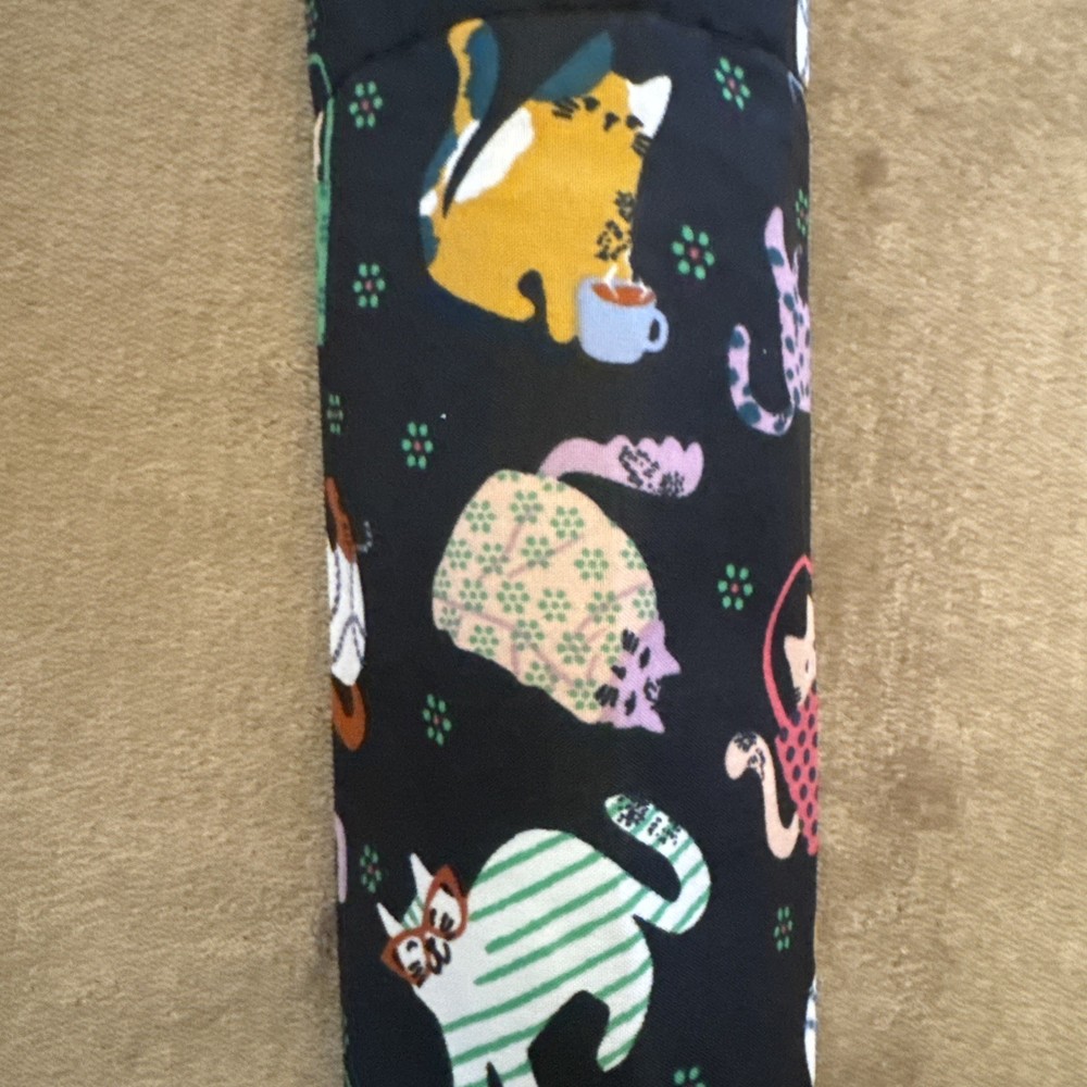 NWT- Vera Bradley Essential Umbrella Herding Cat Multi-Colored Black $45