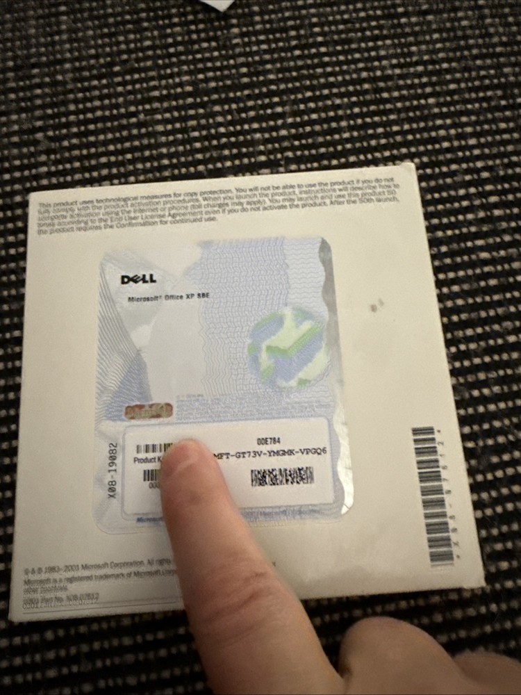 Microsoft Office XP Small Business Windows w/ Product Key 2002 2 Discs