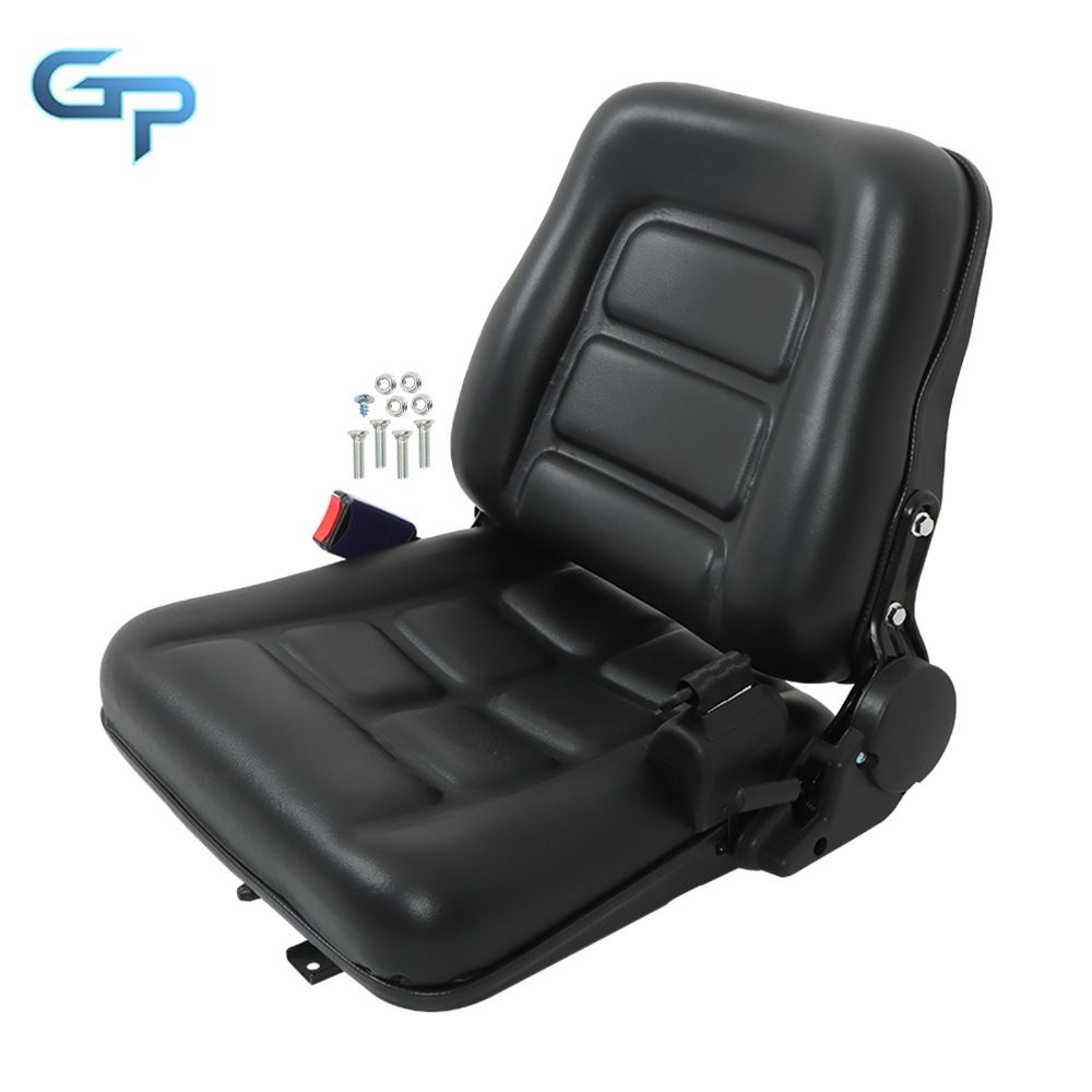With Safety Belt Adjustable Forklift Seat For Tractor Loader Excavator Forklift