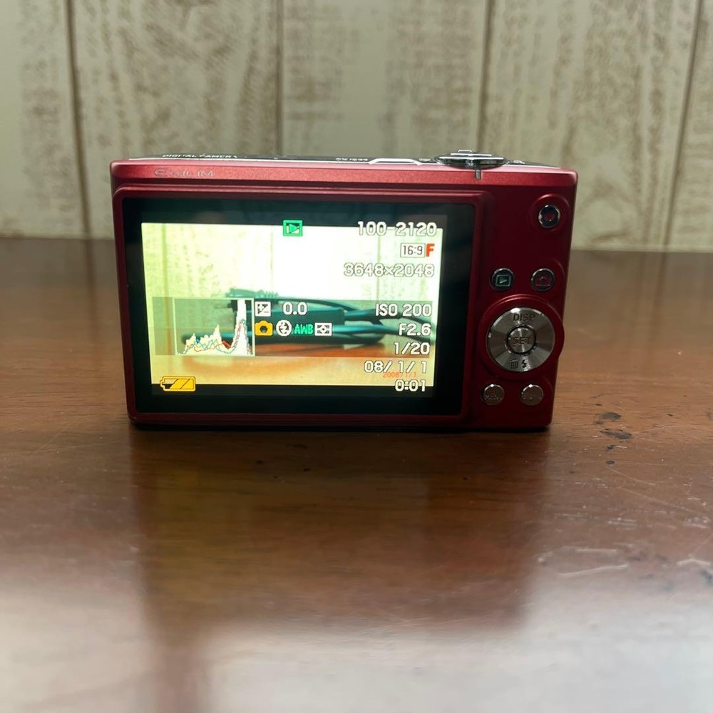 Casio EXILIM Compact Digital Camera Red 10.1 Megapixels Tested