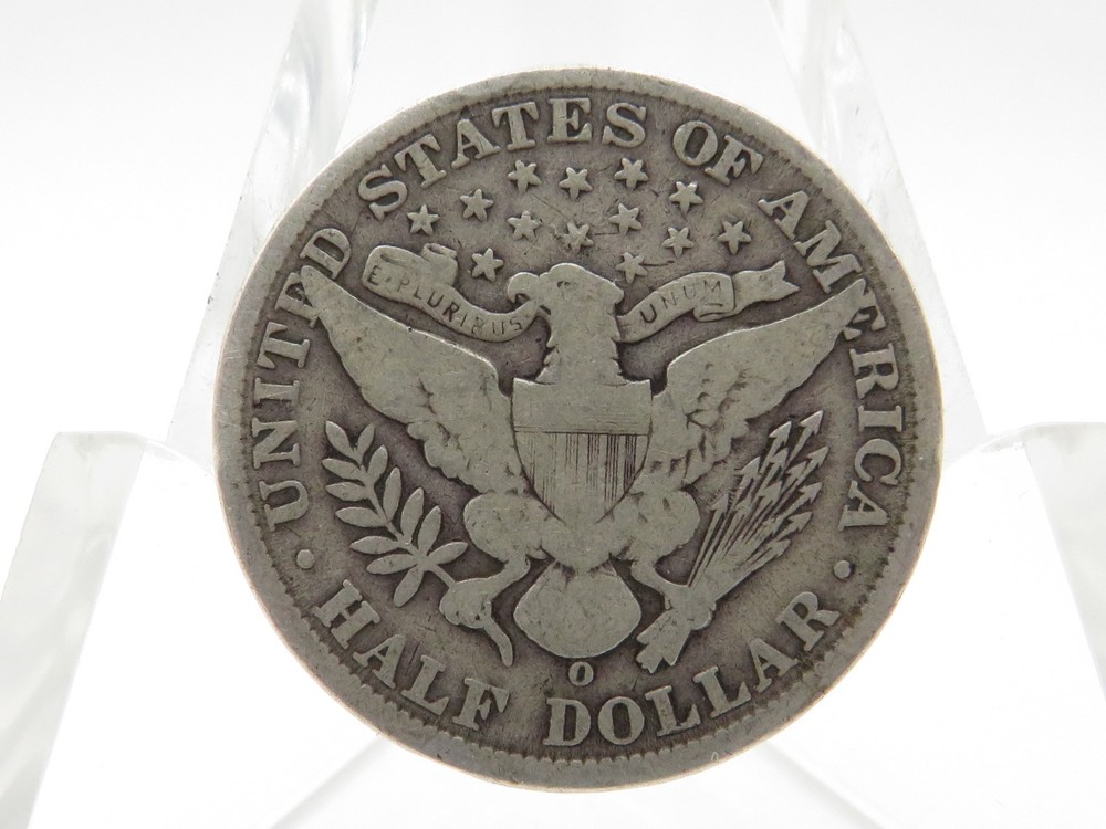 1908-O US BARBER HALF DOLLAR VERY GOOD CONDITION**