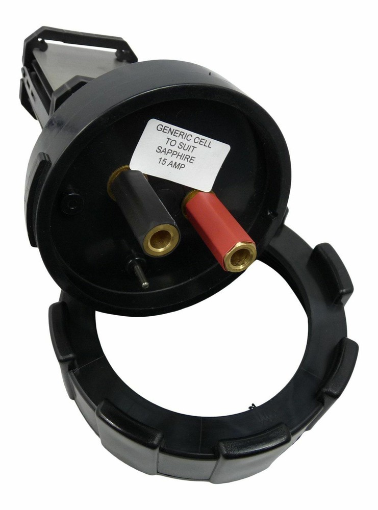 Salt Chlorinator Cell Sapphire 15 Amp Standard Generic Cell Plus Lead & Oring