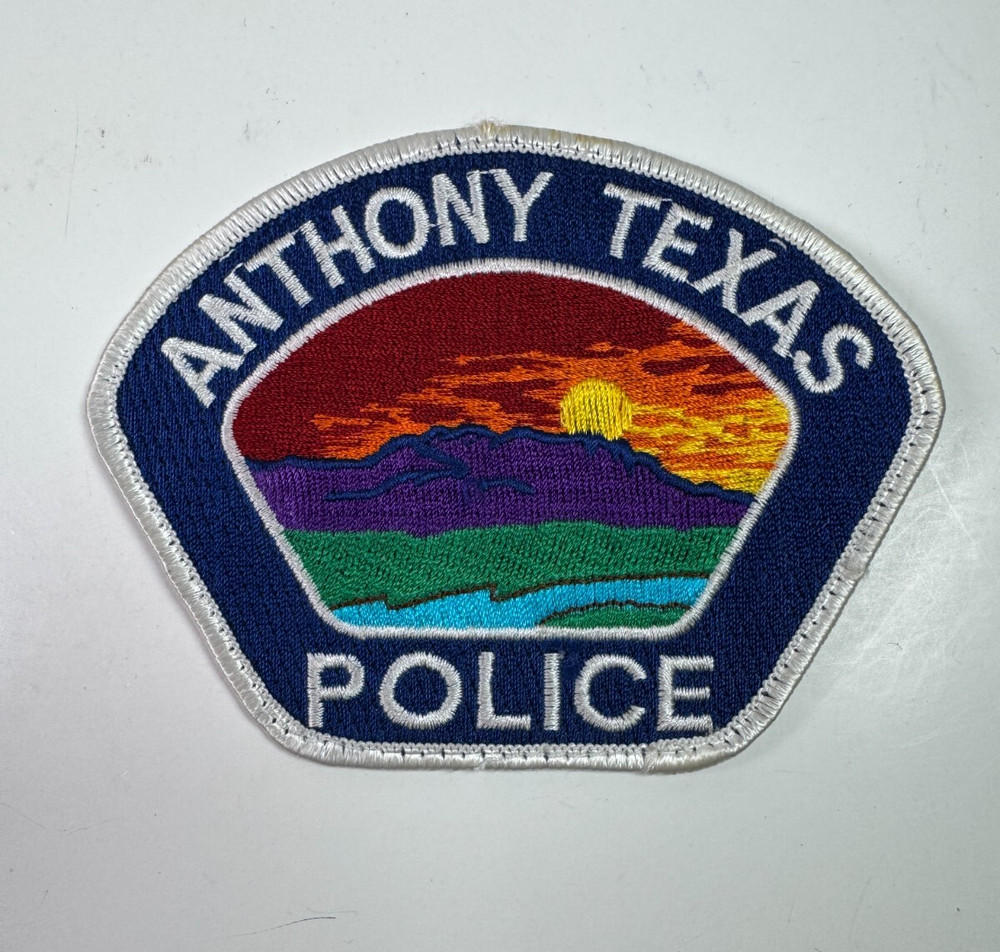Anthony Police Texas TX Patch H4