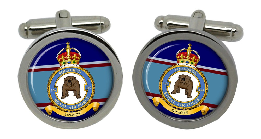 166 Squadron, RAF Cufflinks in Box