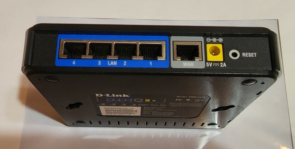 D-Link Network Switch - Model: EBR-2310 (Router Box Only)