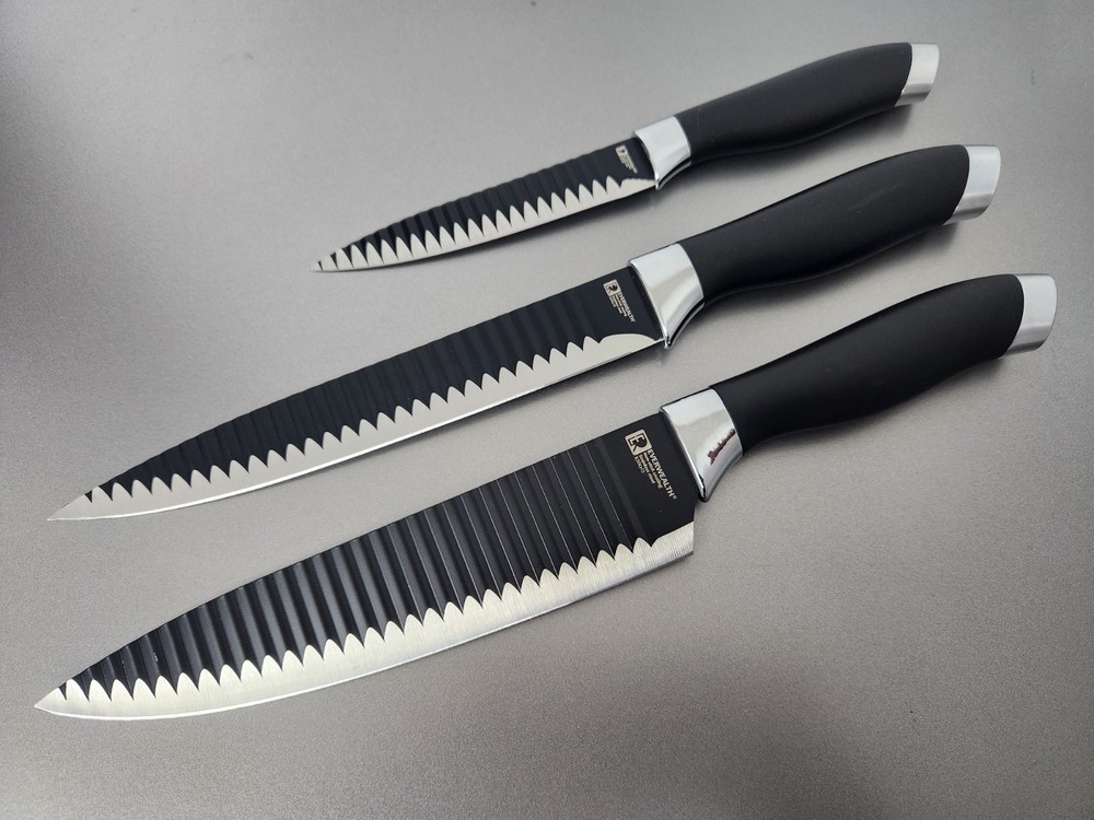 3PCS Kitchen Knife Set Stainless Steel Sharp blade
