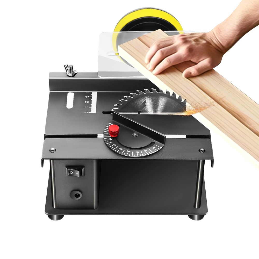 Mini Table Saw 200W 8500RPM Speed Regulation Multi-Functional Cutting Tool