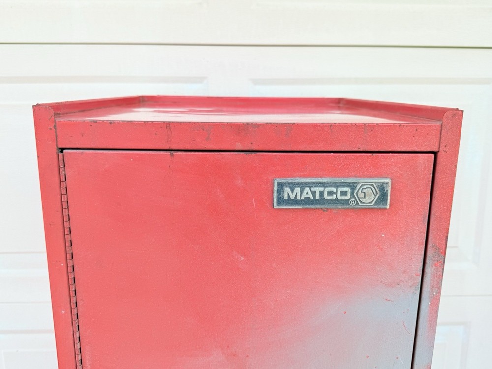 Vintage Matco Tool Box MB-209 Side Box Tools Cabinet