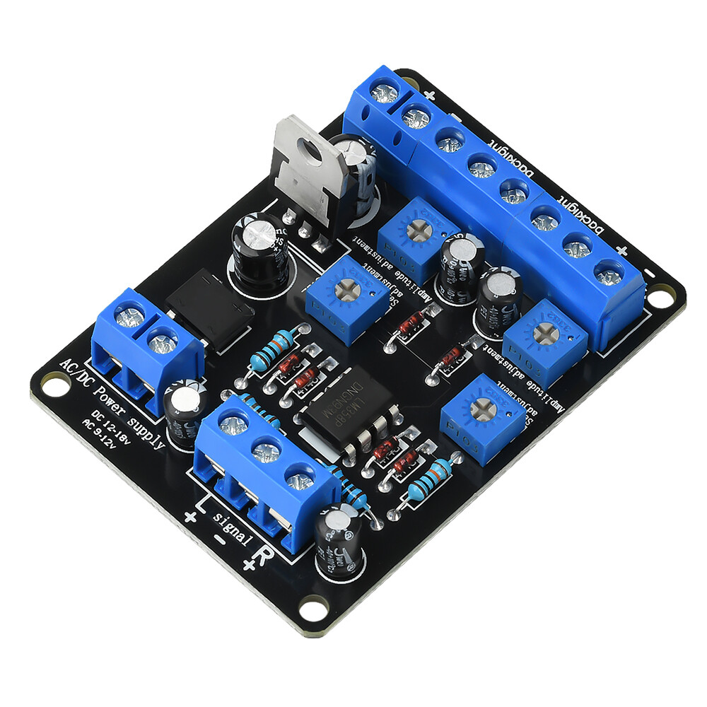 AC9-12V DC12-18V Pre-amplifier VU Level Meter Driver Board DB Level Meter Driver