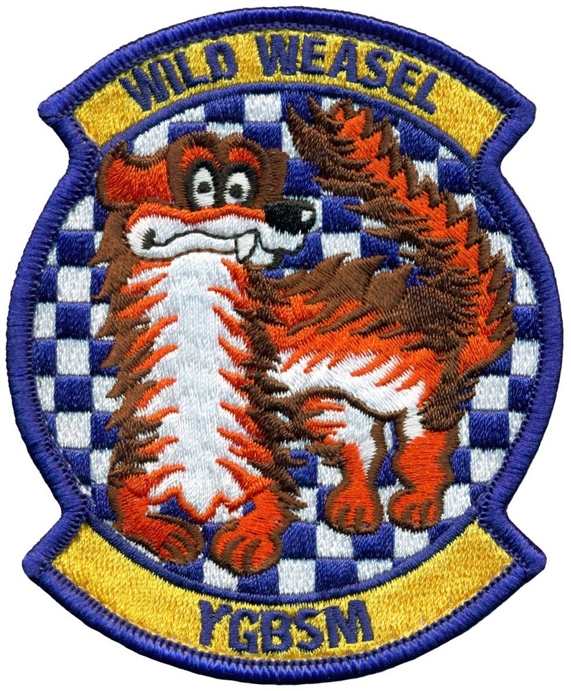 USAF 55th FIGHTER SQUADRON – WILD WEASEL – YGBSM PATCH