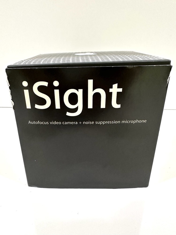 Apple iSight M9330LL/B FireWire Webcam w Noise Suppression Microphone Complete