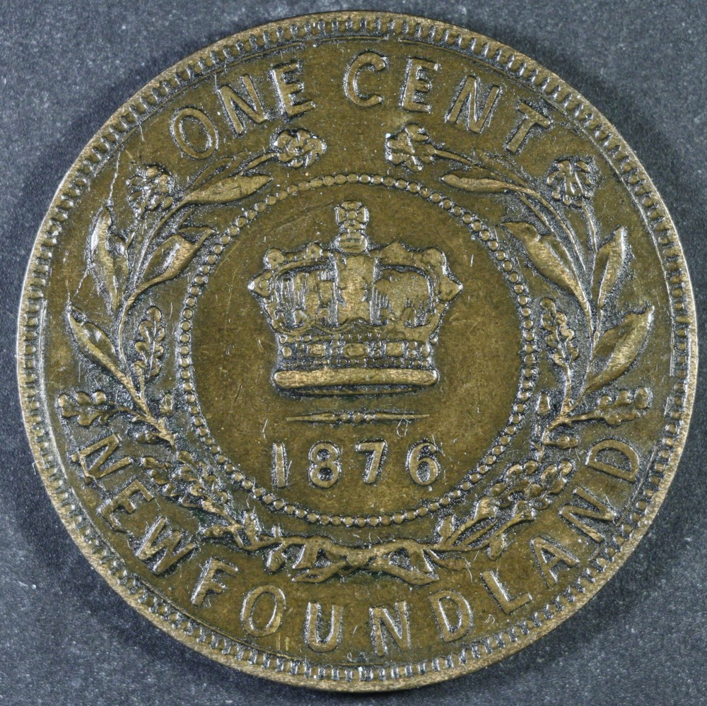 1876H Newfoundland 1¢ - EF Condition
