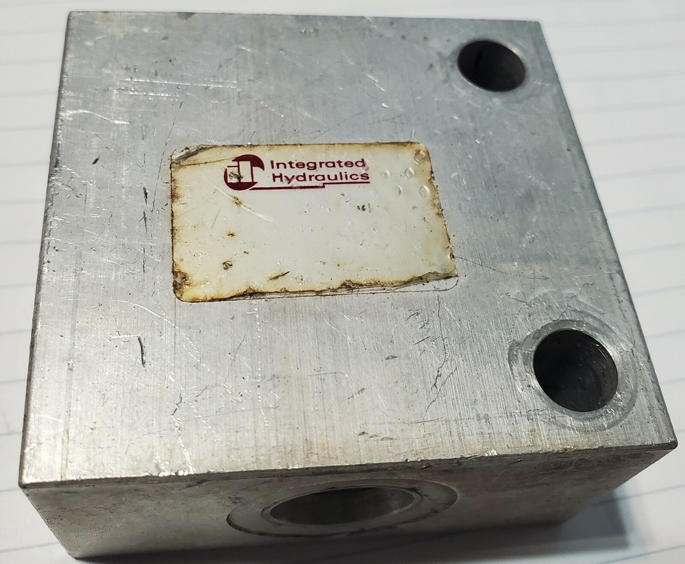 F103367, Integrated Hydraulics, Valve, Aluminum Block