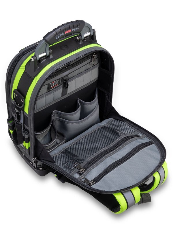 Veto Pro Pac Tech Pac Hi-Viz Yellow Large Tool Backpack