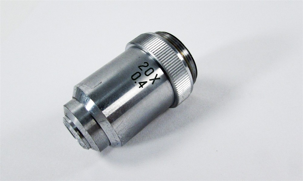 USED 20X 0.4 Microscope Objective - pulled from Olympus