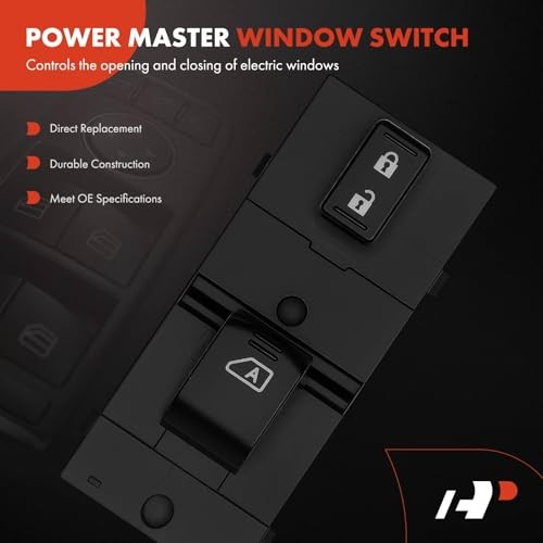 Power Window Switch Compatible with Nissan Pathfinder 2007-2012, Front Right