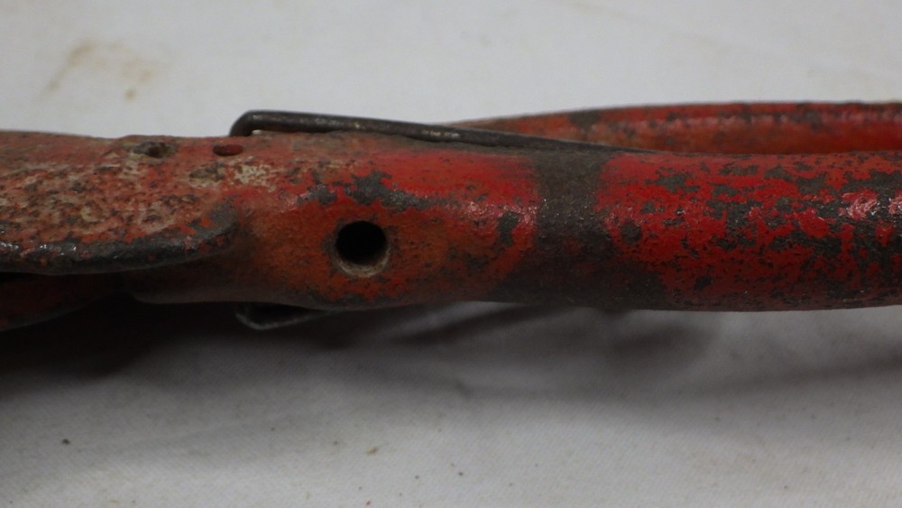Antique Hog Ring Pliers Red Humane