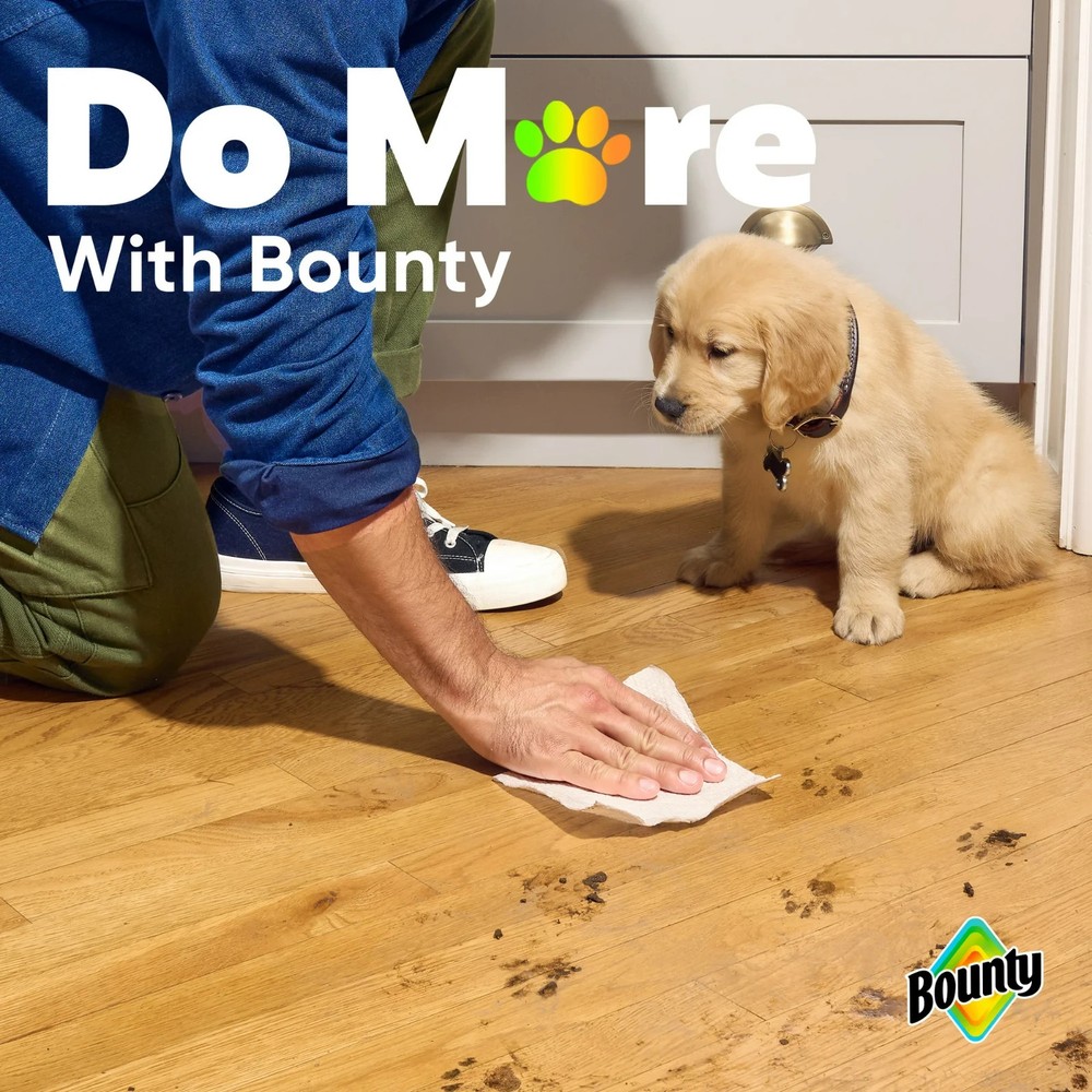 Bounty Select-A-Size Paper Towels, White, 2 Mega Rolls = 8 Regular Rolls