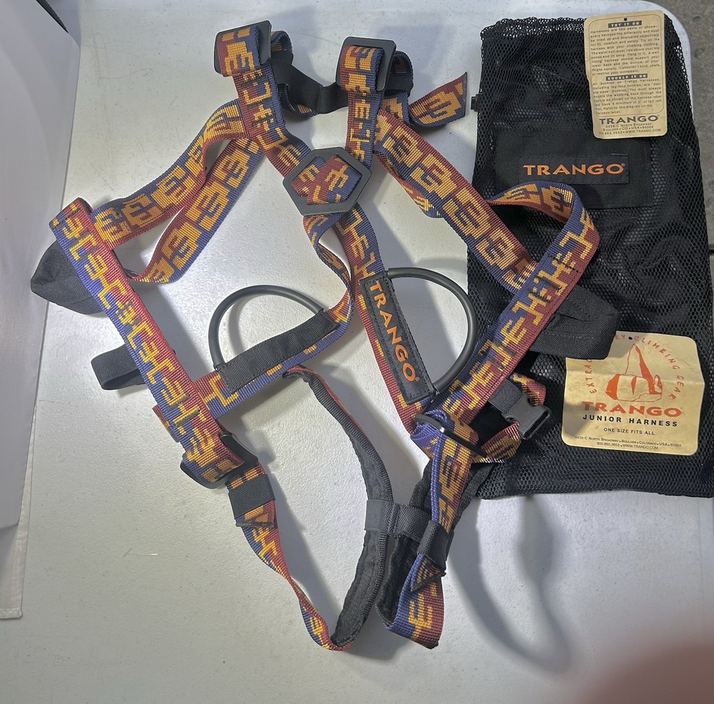 TRANGO APACHE Kids Junior Type B Climbing Full Body Harness 132 lbs max