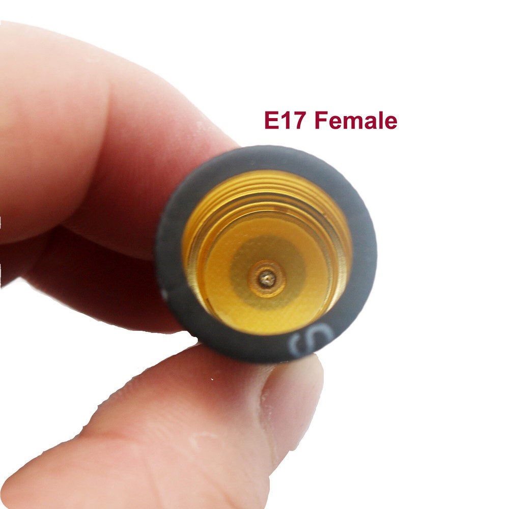 E14 to E17 Candelabra Base Socket LED Light Bulb Lamp Adapter Converter Holder