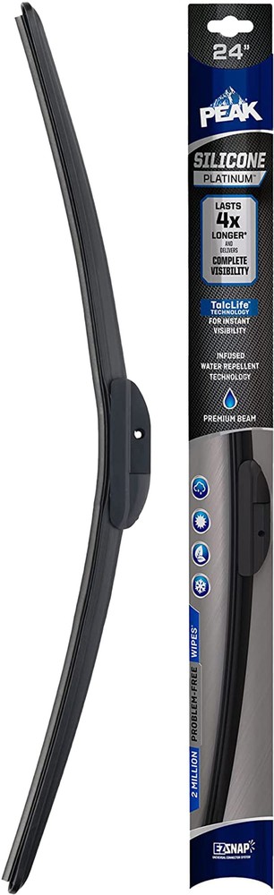 PEAK Silicone Platinum 24" Front Windshield Wiper Blade, Pack of 1
