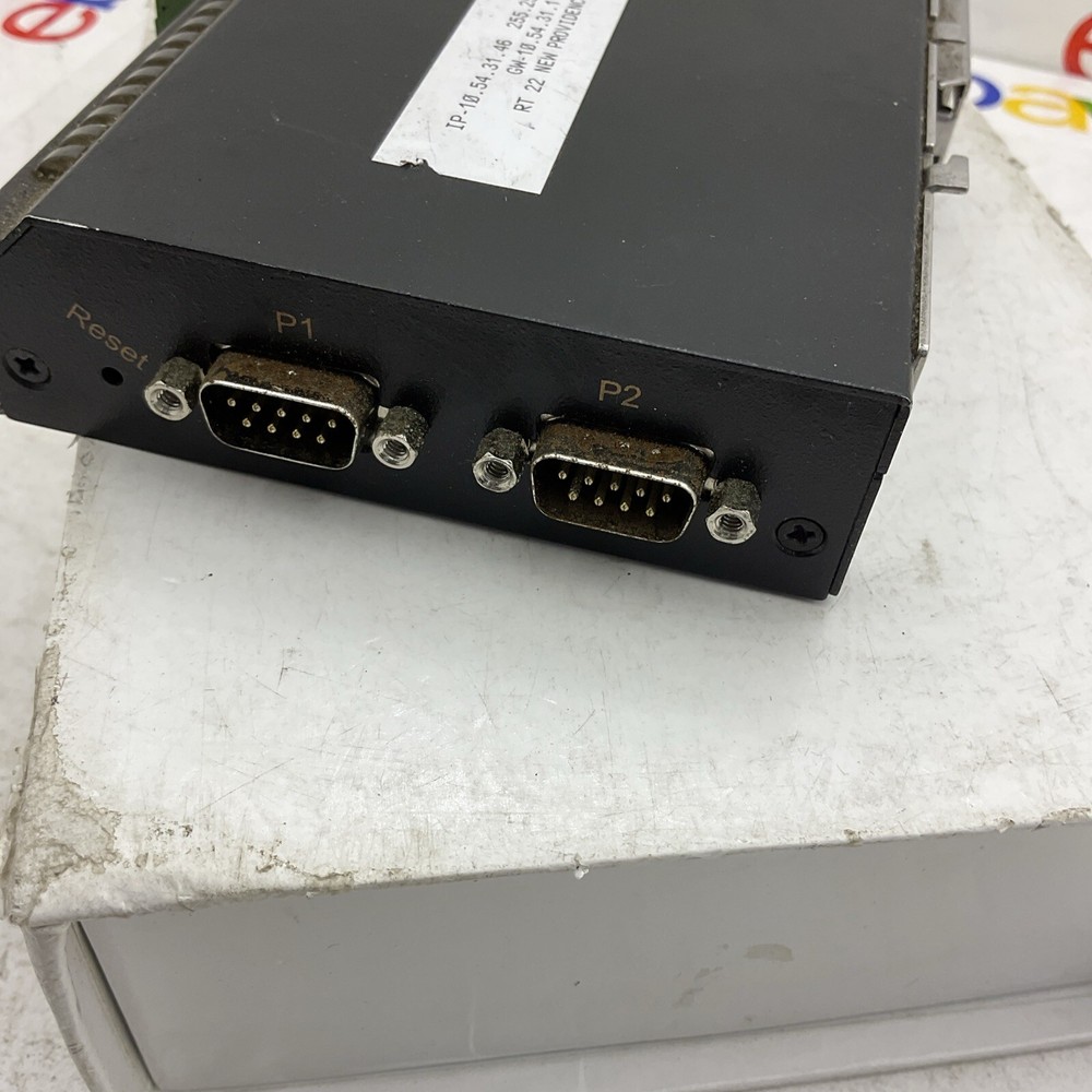 Etherwan SE6304-00B Serial Device Server w/ 2-10/100TX Working Order Free Ship