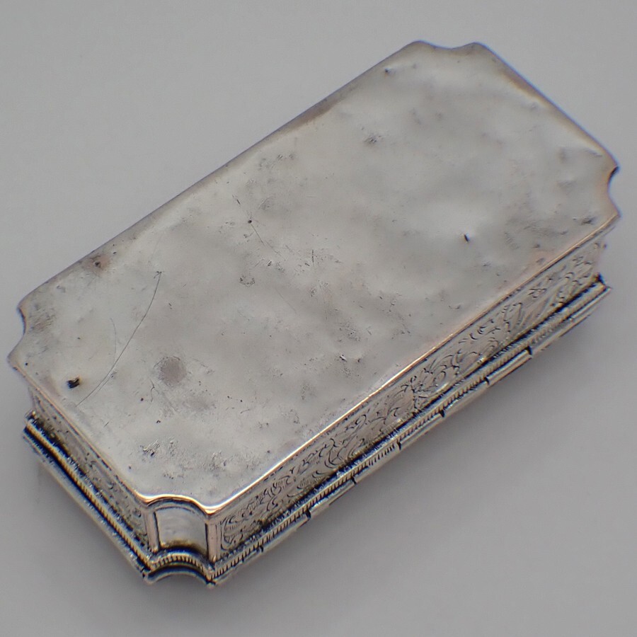 Antique Box with Compartments 700 Silver