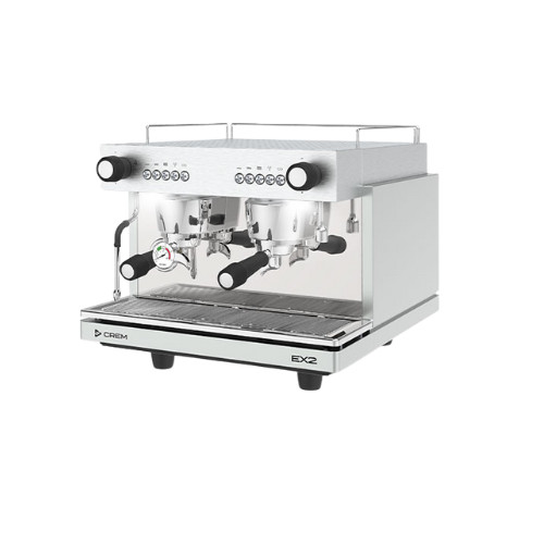 EXPOBAR CREM EX2 2 GROUP COMPACT MAKER ESPRESSO COFFEE MACHINE BRAND NEW WHITE