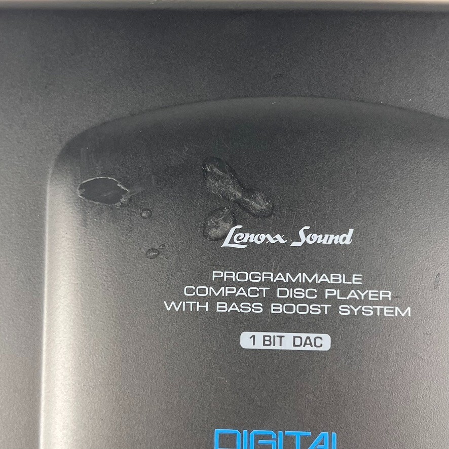 Lenoxx Sound Programmable Compact Disc Player Model CD-51 AC/DC Plug In
