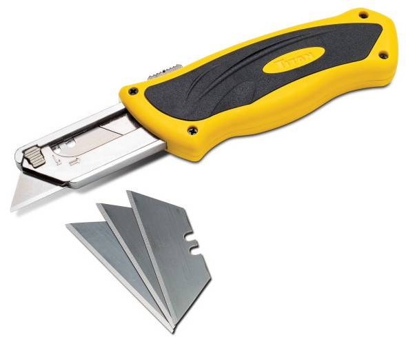 TITAN Sliding Utility Knife 11024