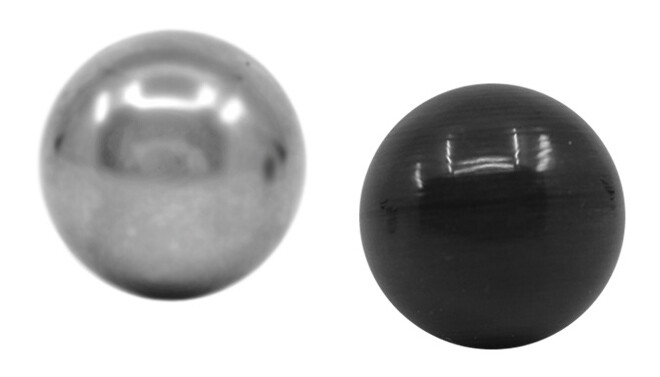 Replacement Balls - 1 Steel, 1 Plastic - Visual Scientifics by Eisco