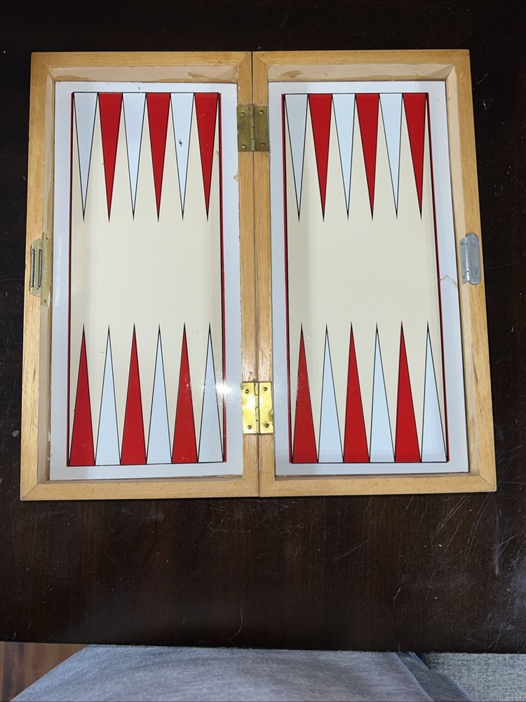 Vintage Magnetic Chess & Checker Set.