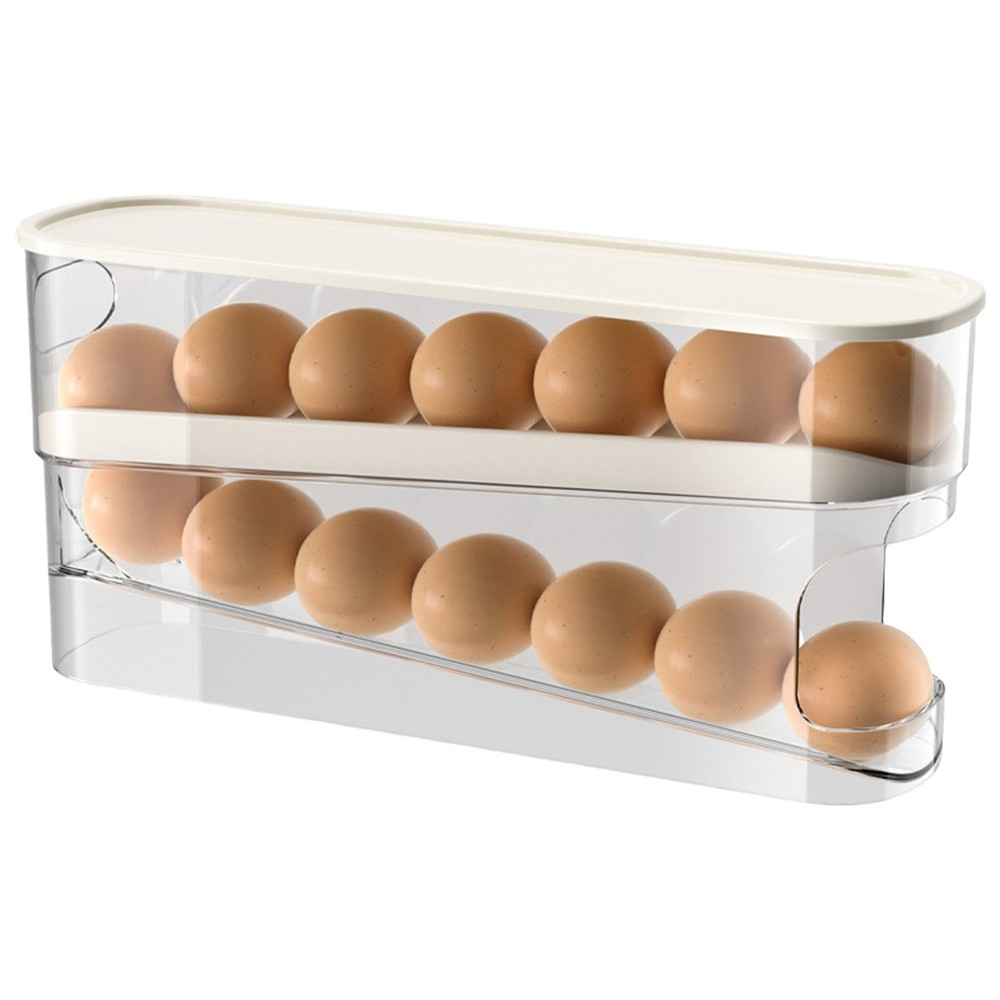 Egg Organizer For Refrigerator Large Capacity Egg Rack Holder Fridge