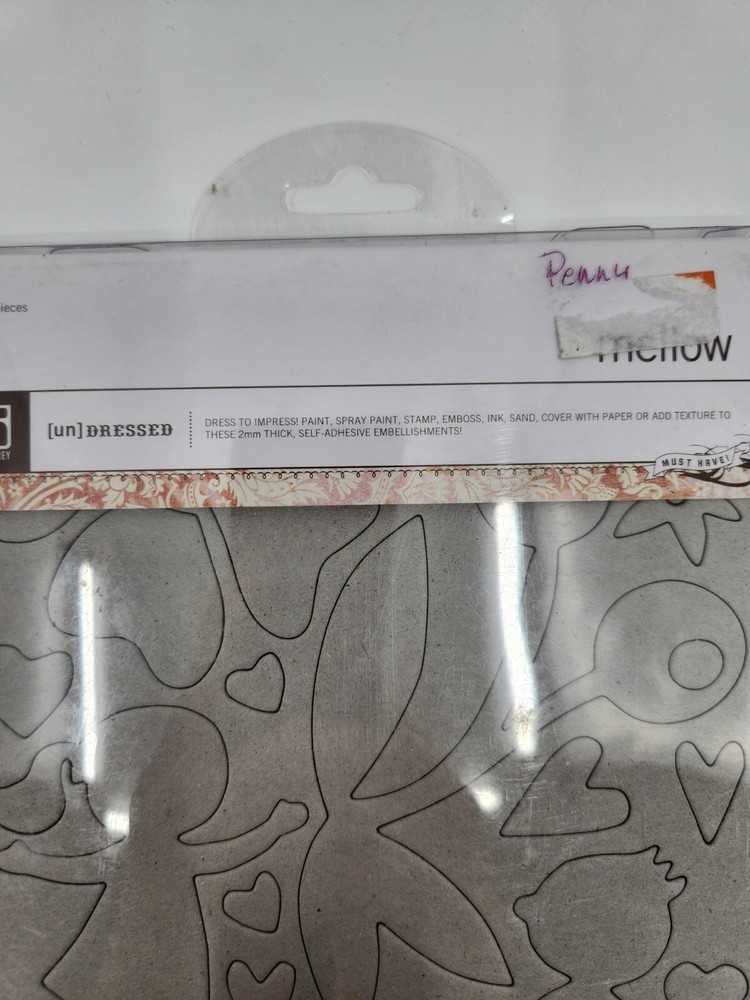 2 Packs Basic Grey Undressed Chipboard Mini Monos 81 pc Mellow 80 pc Pre-owned