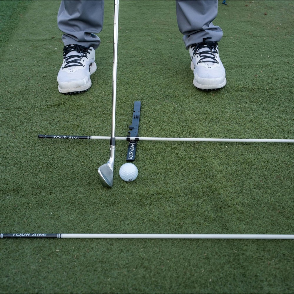 + Alignment Stick Adapter — Perfect Your Aim, Alignment, Face Angle, and Ball...