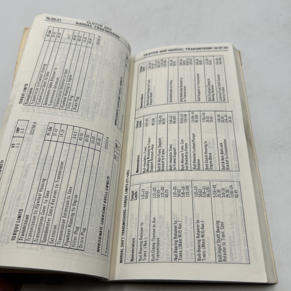 1970 Ford Truck Service Specification Book
