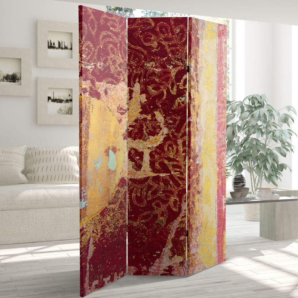 6 ft. Tall Fire Dancer Canvas Room Divider