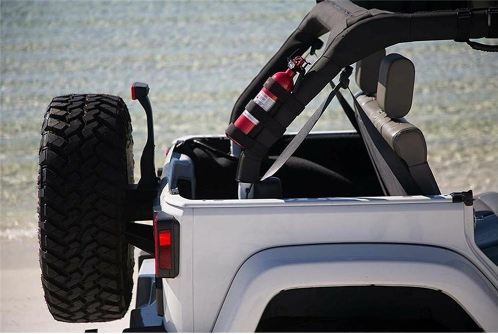 Fire Extinguisher Holder Adjustable Roll Bar Extinguisher Strap Sling Bracket