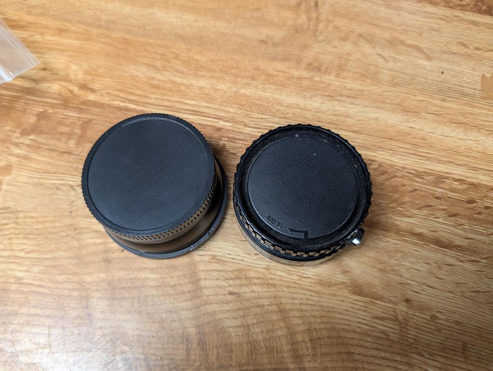 2-Tamron Camera Lens Rear and Front Caps Set